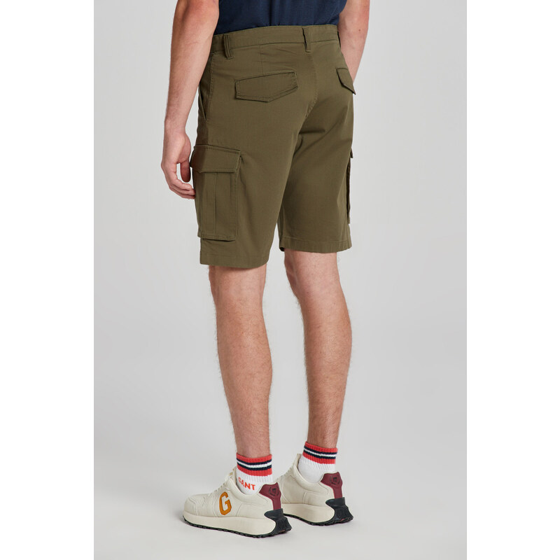 ŠORTKY GANT RELAXED TWILL CARGO SHORTS zelená 30