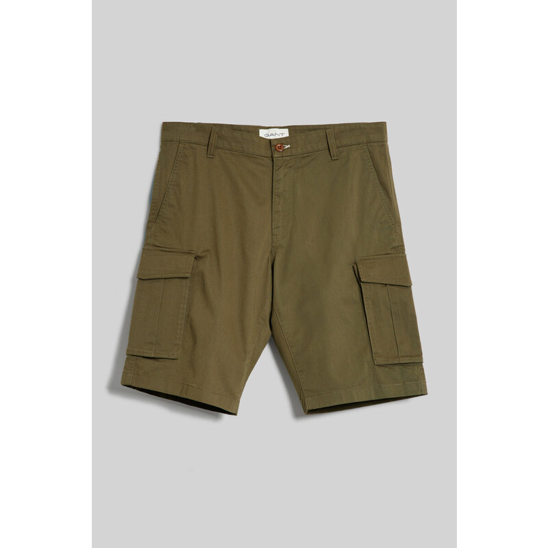 ŠORTKY GANT RELAXED TWILL CARGO SHORTS zelená 30