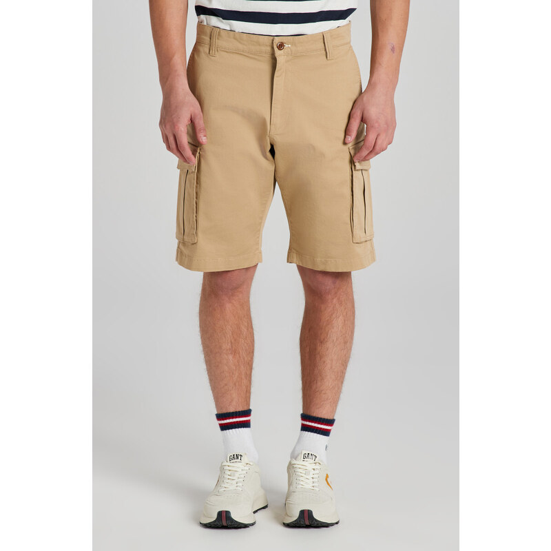 ŠORTKY GANT RELAXED TWILL CARGO SHORTS hnědá 30