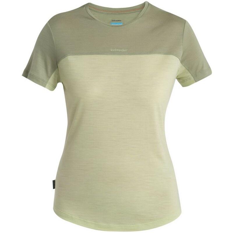 ICEBREAKER Wmns Merino 125 Cool-Lite Sphere III SS Tee Colour Block, Glazen/Lichen/Cb velikost: M