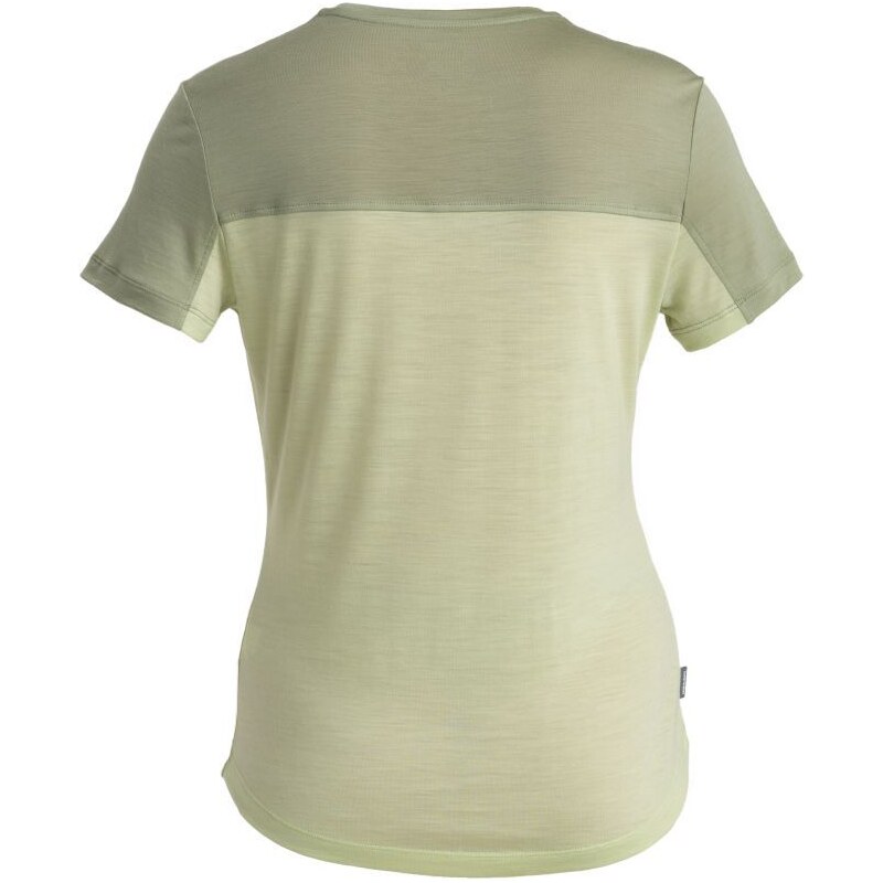 ICEBREAKER Wmns Merino 125 Cool-Lite Sphere III SS Tee Colour Block, Glazen/Lichen/Cb velikost: M