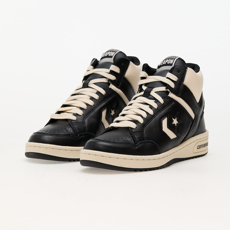 Converse x Old Money Weapon Mid Black/ Natural Ivory/ Black