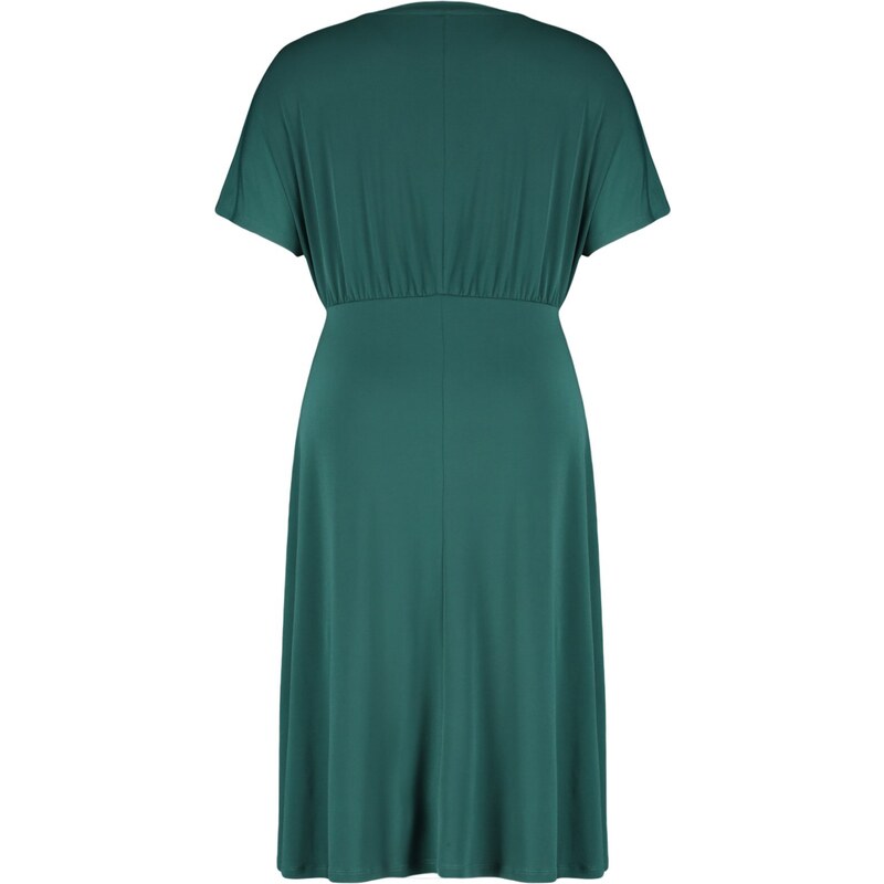 Trendyol Curve Emerald Green Midi Knitted Dress