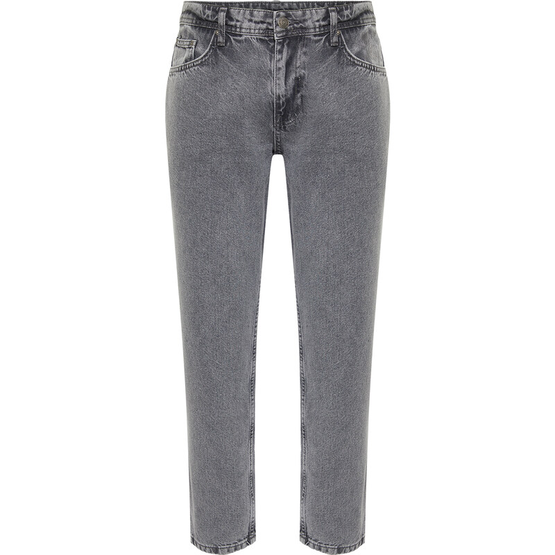 Trendyol Gray Relax Fit Jeans Denim Trousers