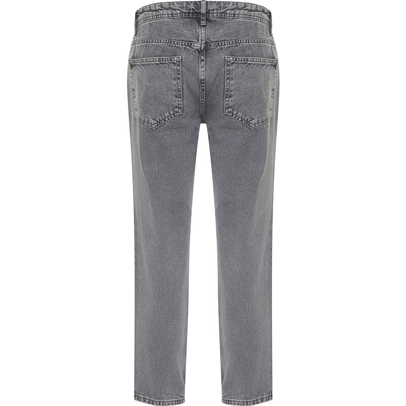 Trendyol Gray Relax Fit Jeans Denim Trousers