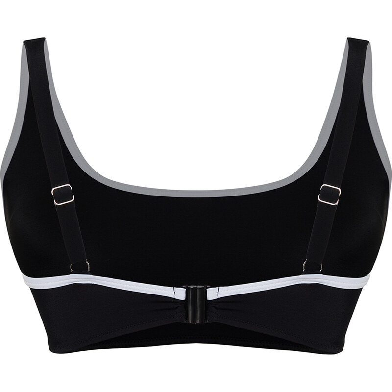 Trendyol Curve Black Bralette Bikini Top