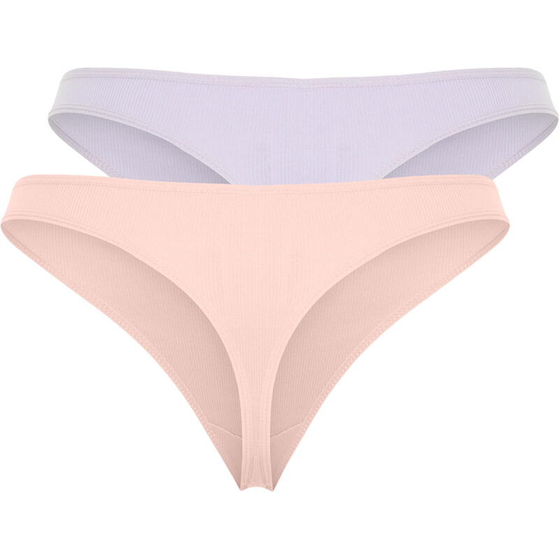 Trendyol Curve Lilac-Pink 2-Pack Panties