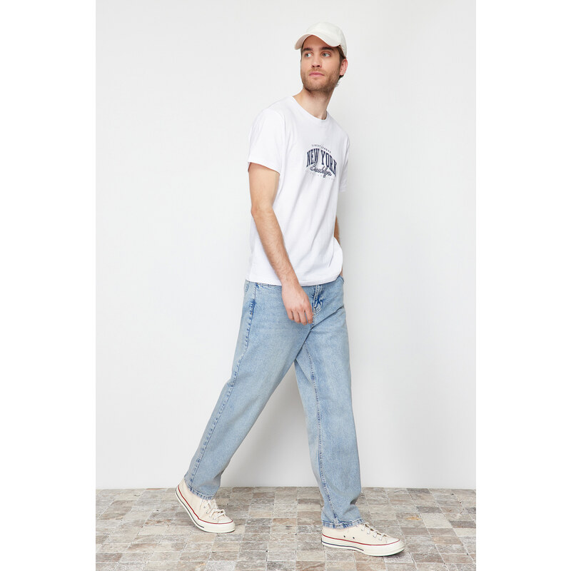 Trendyol Blue 90's Straight Fit Jeans Jeans Pants