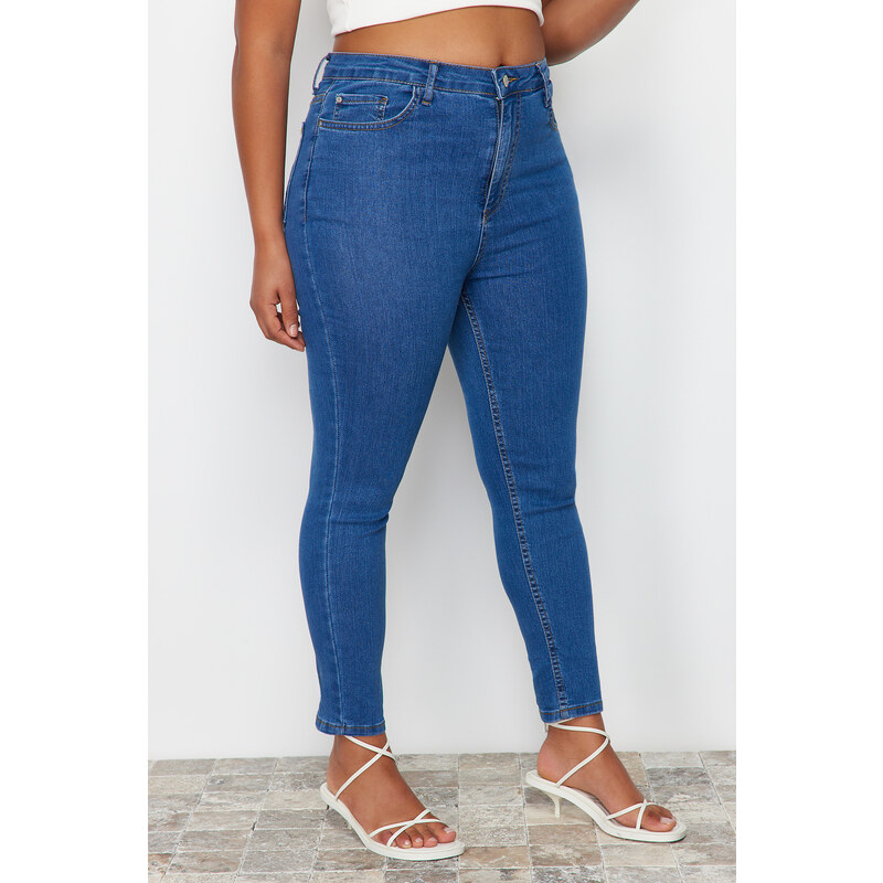 Trendyol Curve Light Blue Stretchy Skinny Jeans