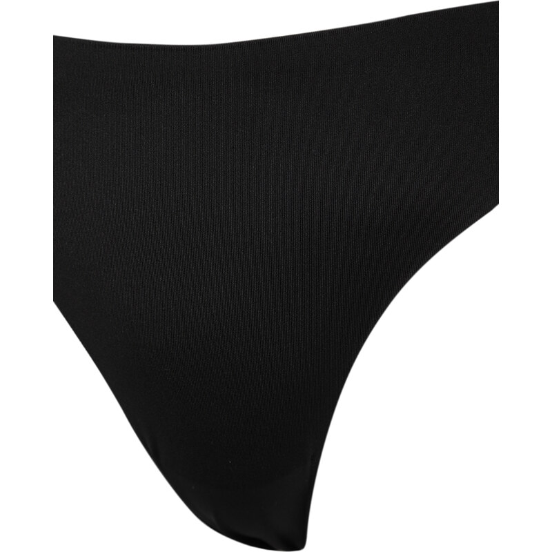 Trendyol Premium Black 3-Pack Waist Adhesive Detail Non-Trace Laser Cut Thong Knitted Briefs