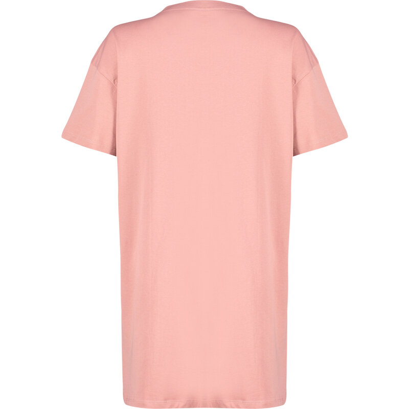 Trendyol Curve Pale Pink Knitted Nightgown