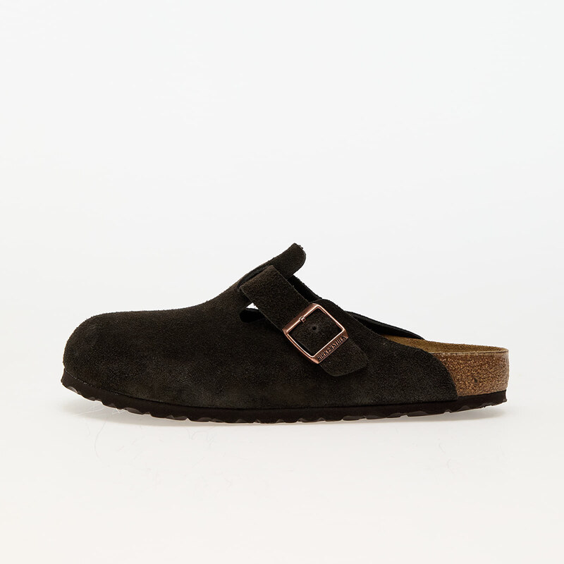 Pánské slip-on tenisky Birkenstock Boston Suede Leather Mocha