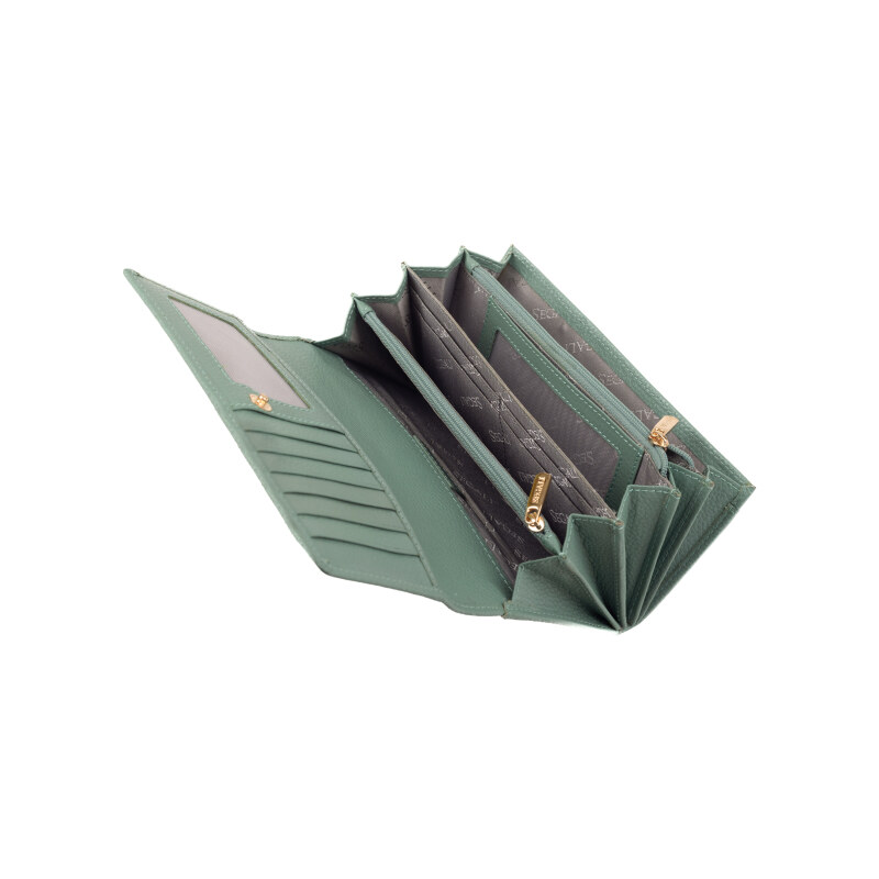 Dámská peněženka kožená SEGALI 50511 lt.green