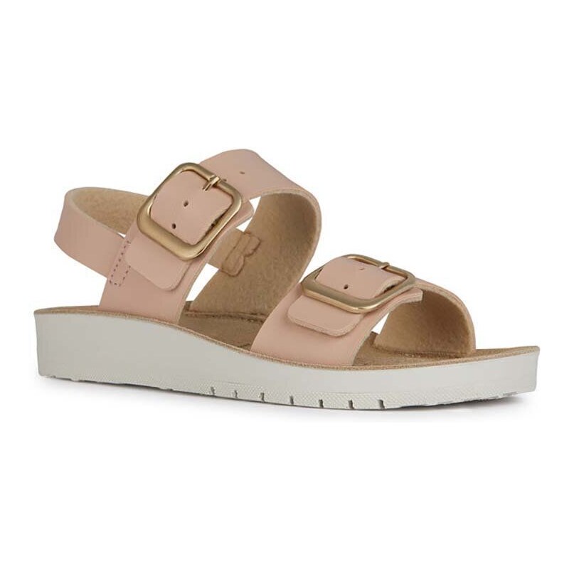 Dětské sandály Geox SANDAL COSTAREI růžová barva