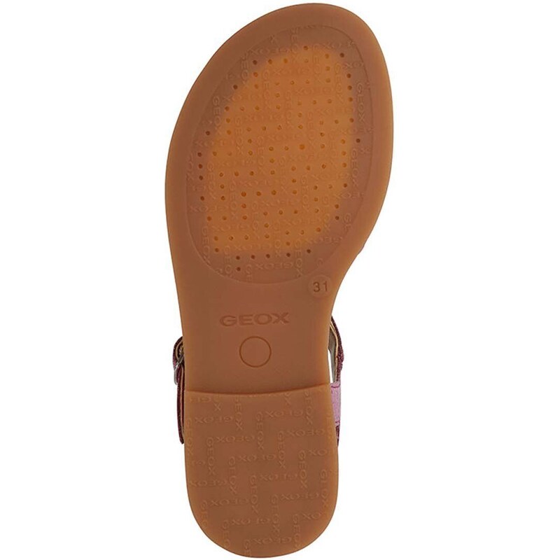 Dětské sandály Geox SANDAL fialová barva