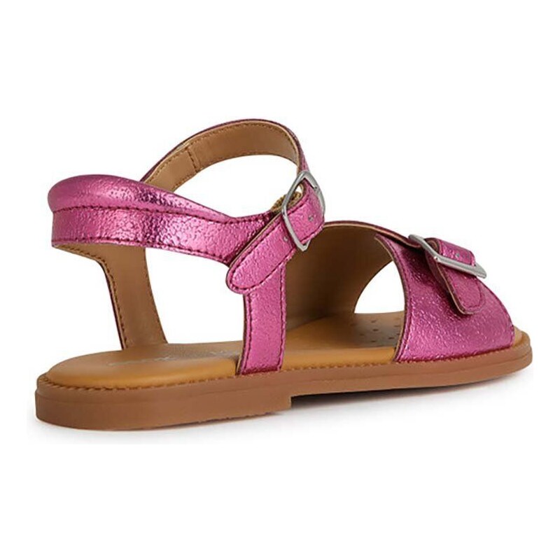 Dětské sandály Geox KARLY fialová barva