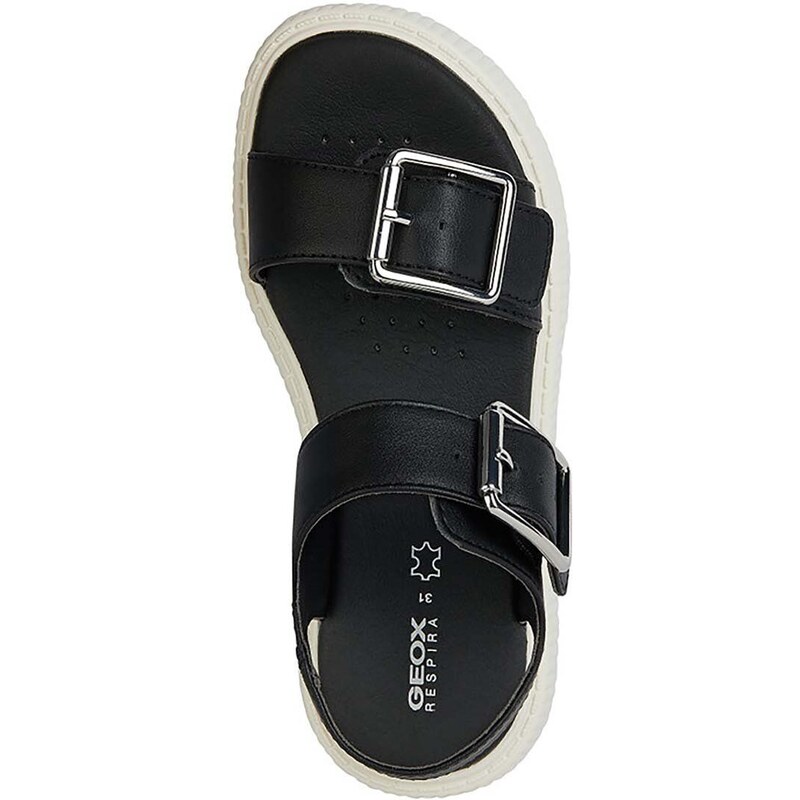 Dětské sandály Geox SANDAL KODETTE černá barva