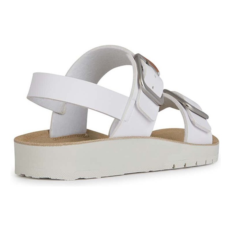Dětské sandály Geox SANDAL COSTAREI bílá barva