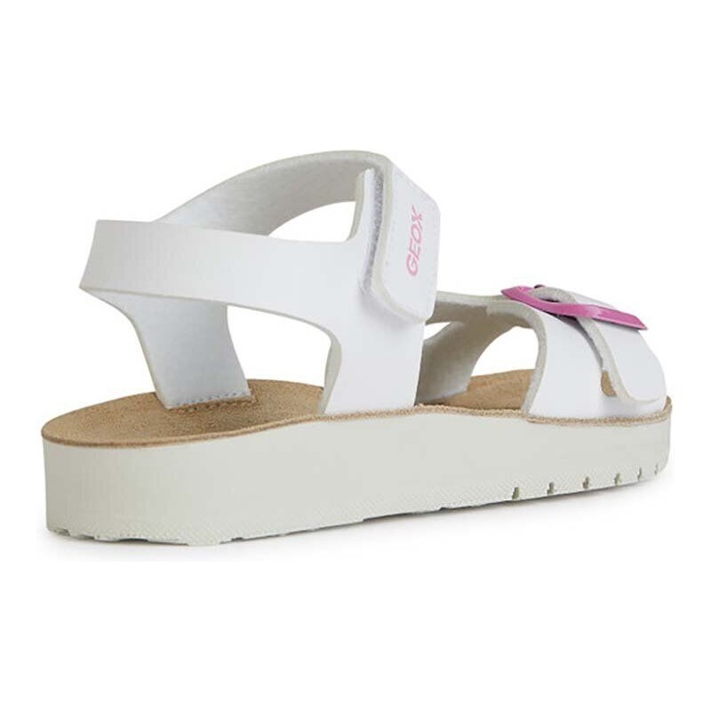 Dětské sandály Geox COSTAREI bílá barva