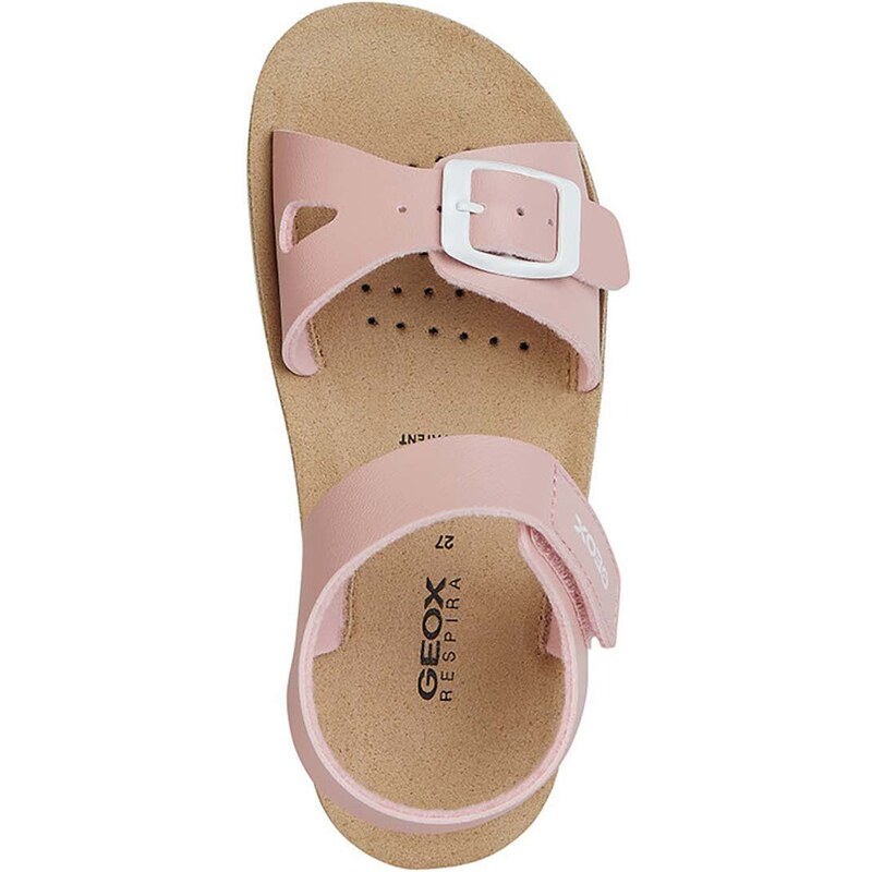 Dětské sandály Geox COSTAREI růžová barva