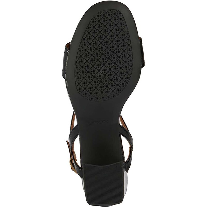 Kožené sandály Geox D NEW ERAKLIA 50 černá barva, D45RNB 000FM C9999