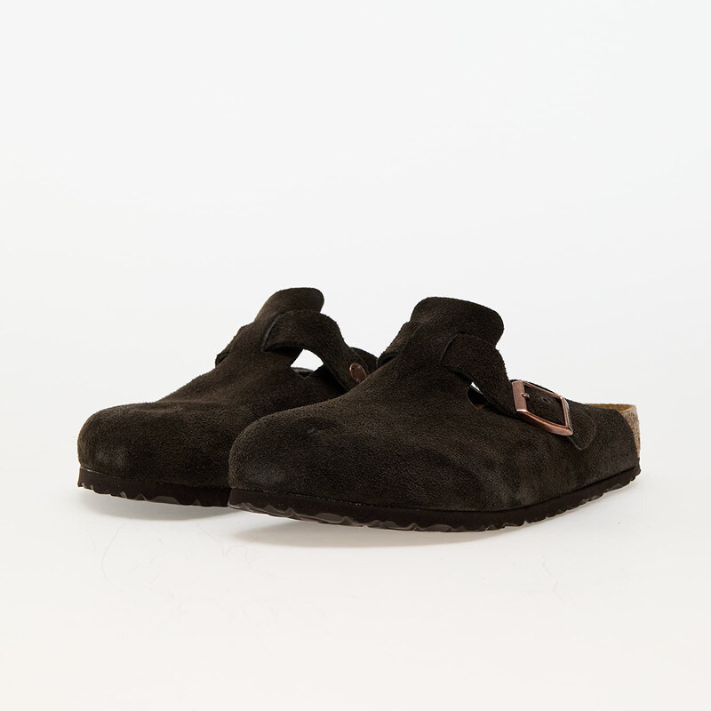 Pánské slip-on tenisky Birkenstock Boston Suede Leather Mocha