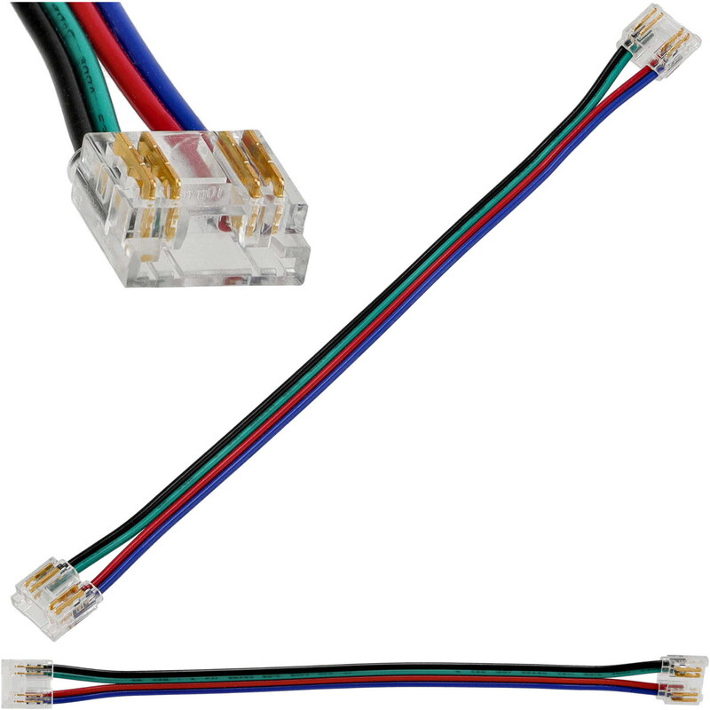 BERGE Konektor pro RGB pásky 4 PIN 10mm pásek-pásek