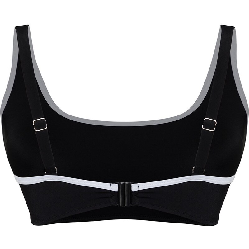 Trendyol Curve Black Bralette Bikini Top