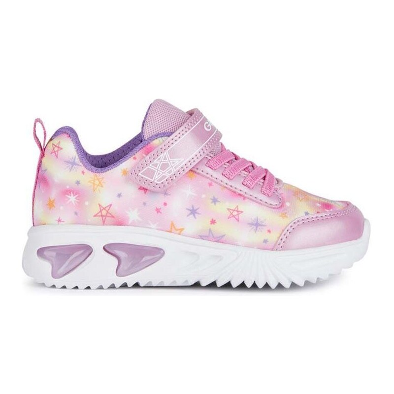 Dětské sneakers boty Geox ASSISTER x Minnie růžová barva