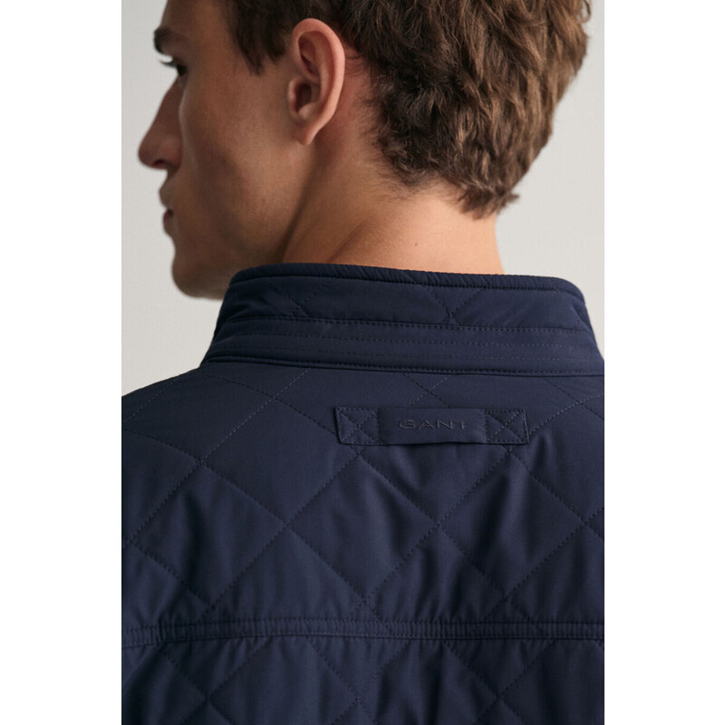 BUNDA GANT QUILTED WINDCHEATER modrá XS