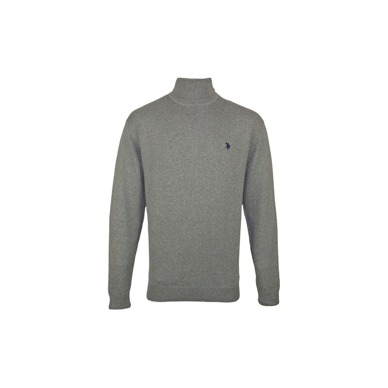 U.S. POLO ASSN. Svetr modrá / šedá