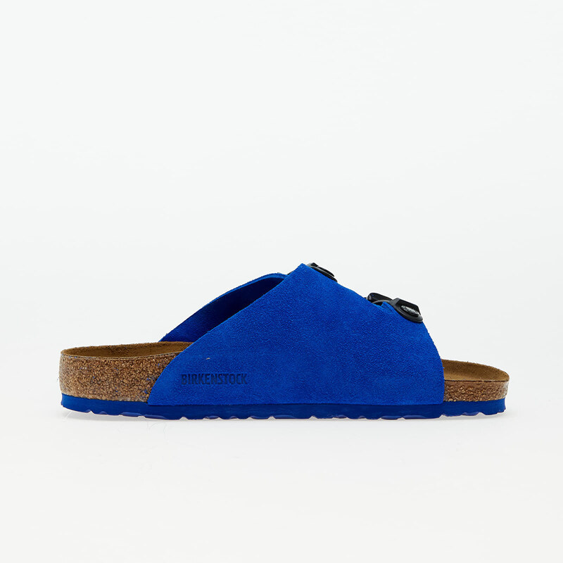 Pánské pantofle Birkenstock Zürich Tech Suede Leather Ultra Blue