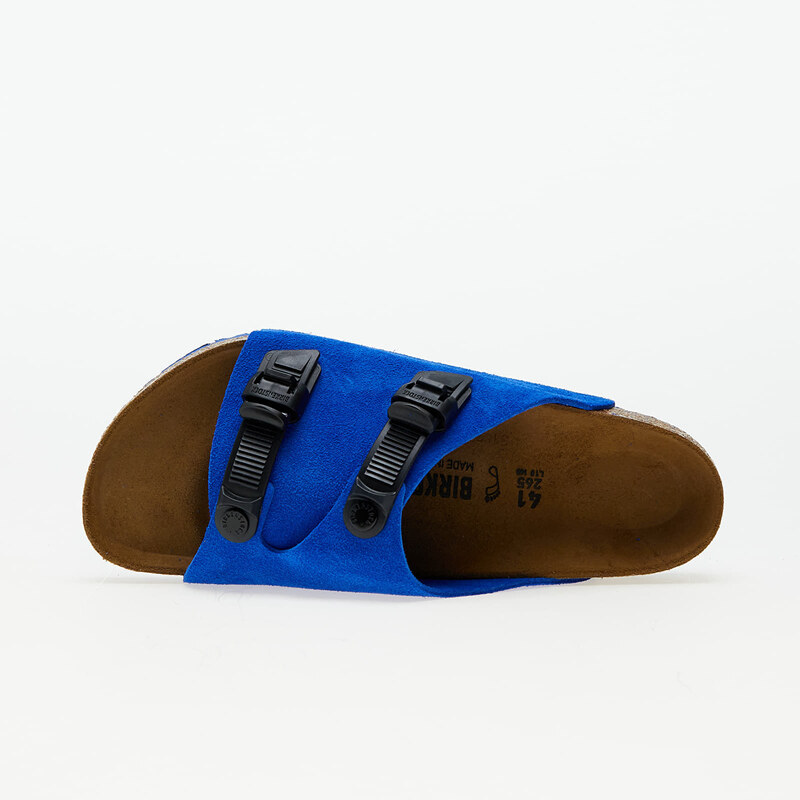 Pánské pantofle Birkenstock Zürich Tech Suede Leather Ultra Blue