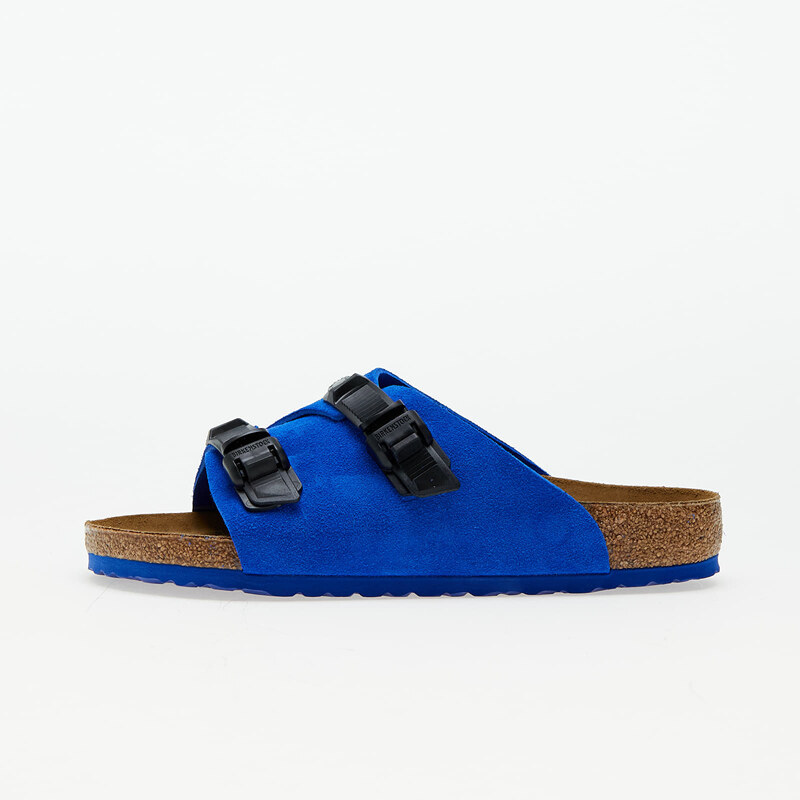 Pánské pantofle Birkenstock Zürich Tech Suede Leather Ultra Blue