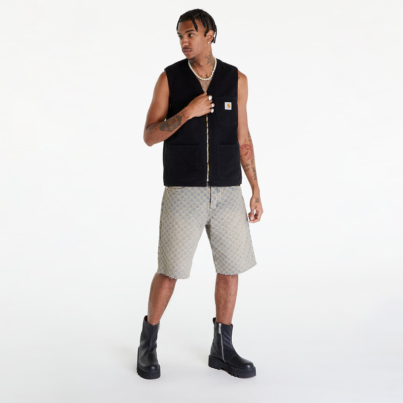 Pánská vesta Carhartt WIP Arbor Vest UNISEX Black Aged Canvas