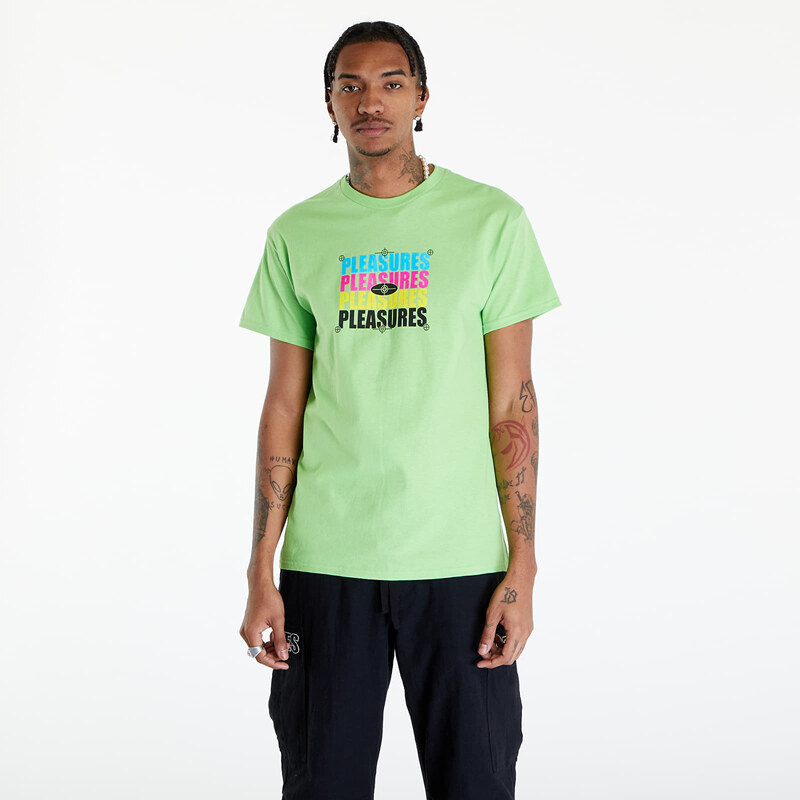 Pánské tričko PLEASURES Cmyk T-Shirt Lime