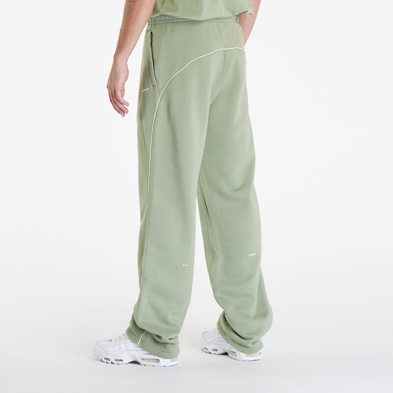 Pánské tepláky Nike x NOCTA Men's Open-Hem Fleece Pants Oil Green/ Lt Liquid Lime