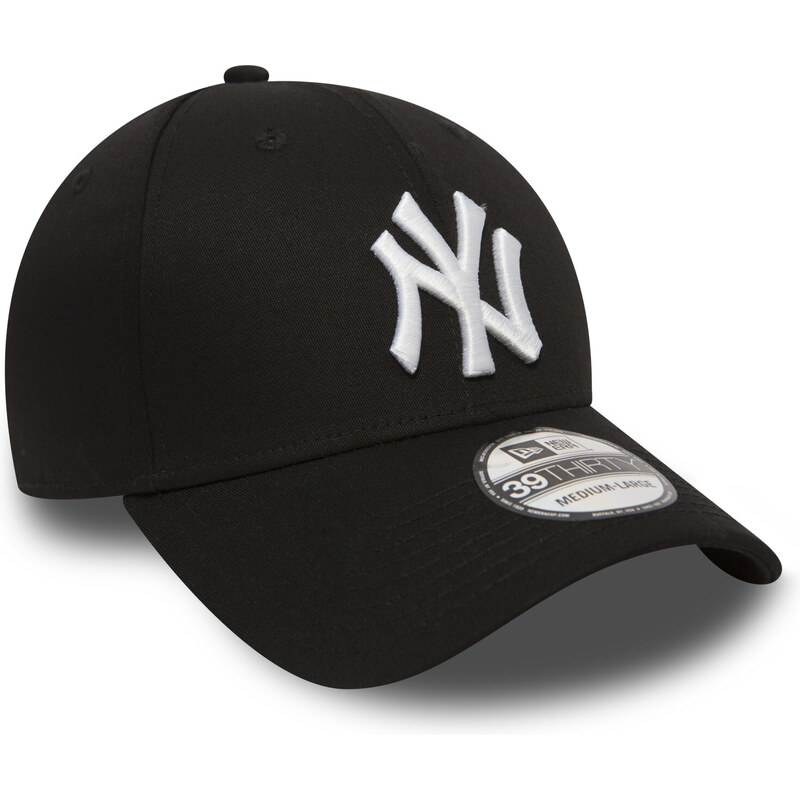 NEW ERA 3930 MLB League Basic NEYYAN BLACK/WHITE