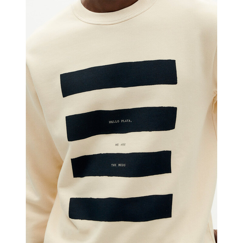 Thinking MU Hello Playa Sweatshirt IVORY