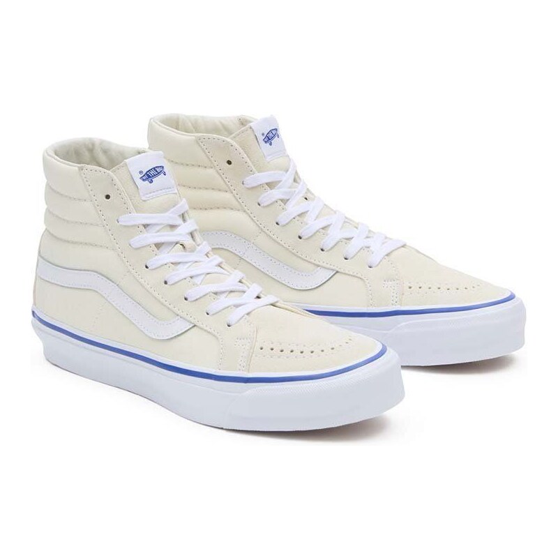 Kecky Vans Premium Standards Sk8-Hi Reissue 38 béžová barva, VN000CR0OFW1