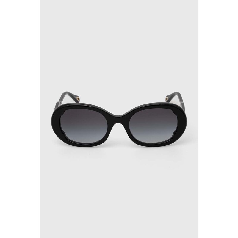 Sluneční brýle Chloé dámské, černá barva, CH0197S