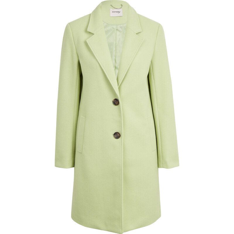 Orsay Světle zelený dámský kabát - Dámské