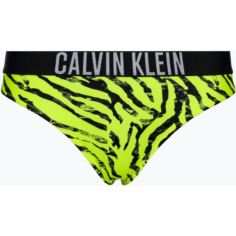 Spodní díl plavek Calvin Klein Bikini Print zebra citrust burst