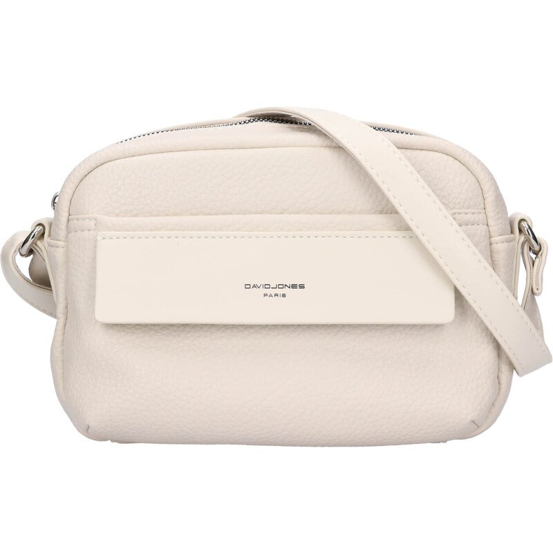 Dámská crossbody kabelka David Jones Lourdes - krémová