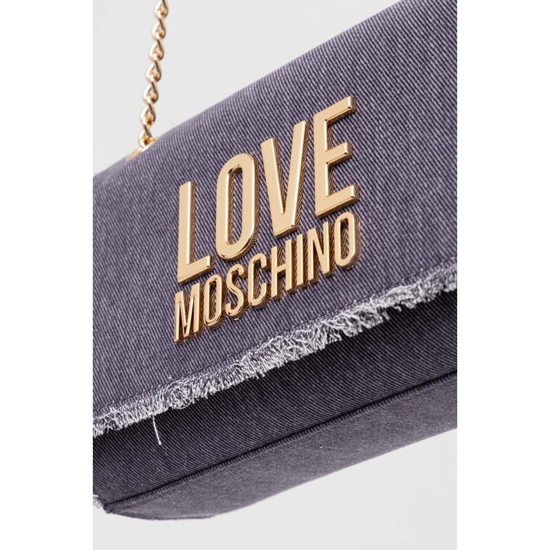 Kabelka Love Moschino fialová barva