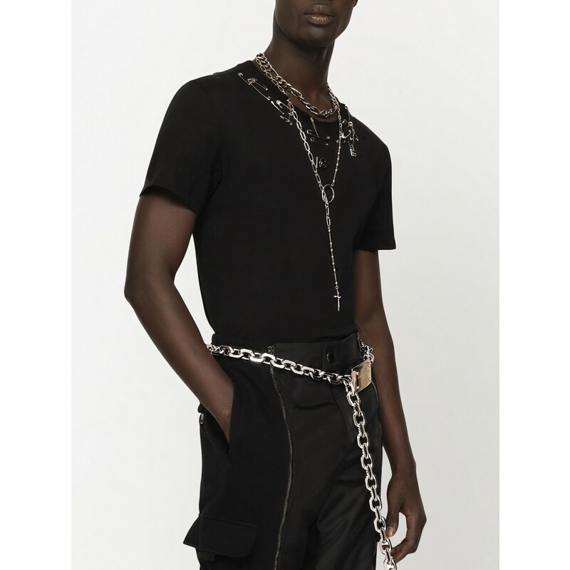 DOLCE & GABBANA Embellished Black tričko