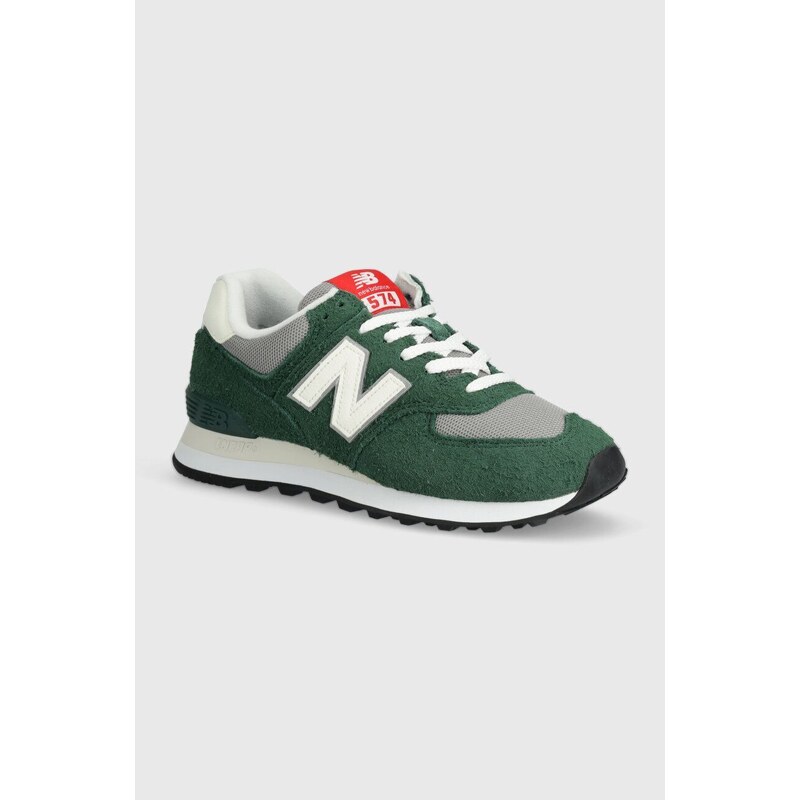 Sneakers boty New Balance 574 zelená barva, U574GNH