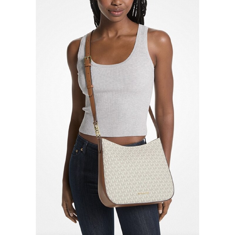 Kabelka Michael Kors Kensington crossbody messenger logo vanilla