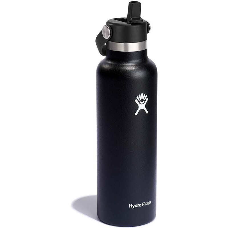 Termoláhev Hydro Flask 21 Oz Standard Flex Straw Cap Black černá barva, S21FS001