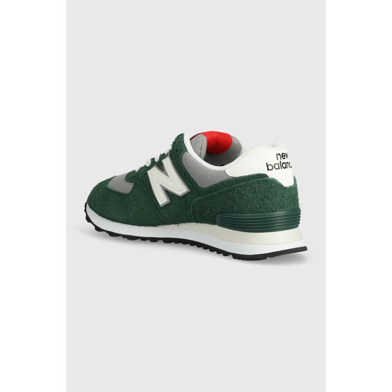 Sneakers boty New Balance 574 zelená barva, U574GNH